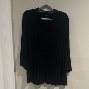 Torrid Black Button-Down Women's Shirt